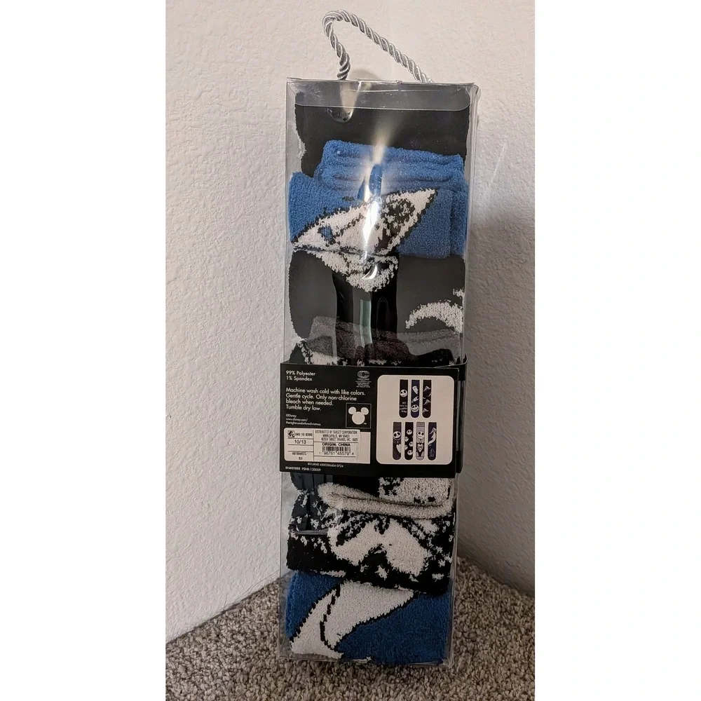 Disney Nightmare Before Christmas Socks‎ 7 Days of Cozy Mens 6-12 NEW